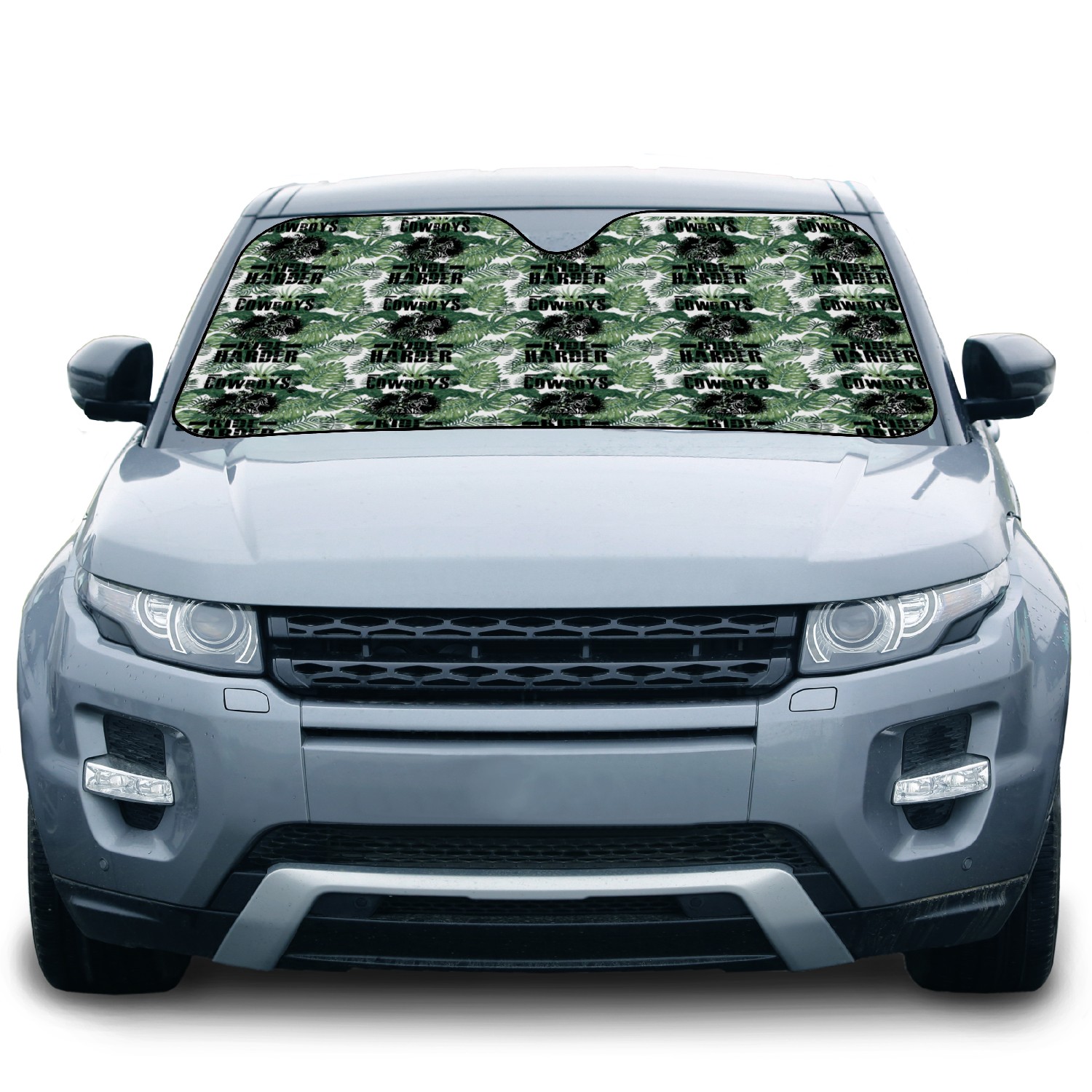 Cowboys Ride Harder Car Sun Shades
