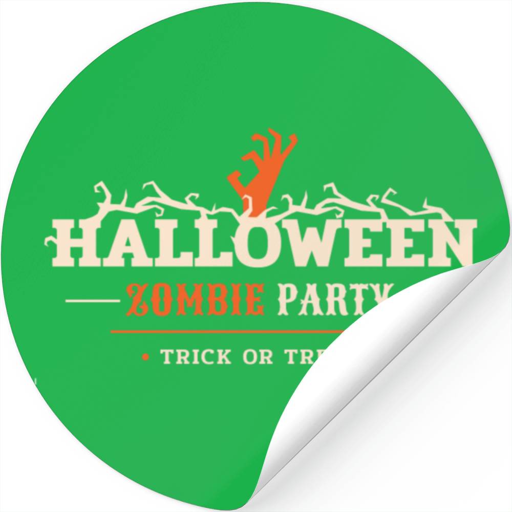 Zombie Party Stickers