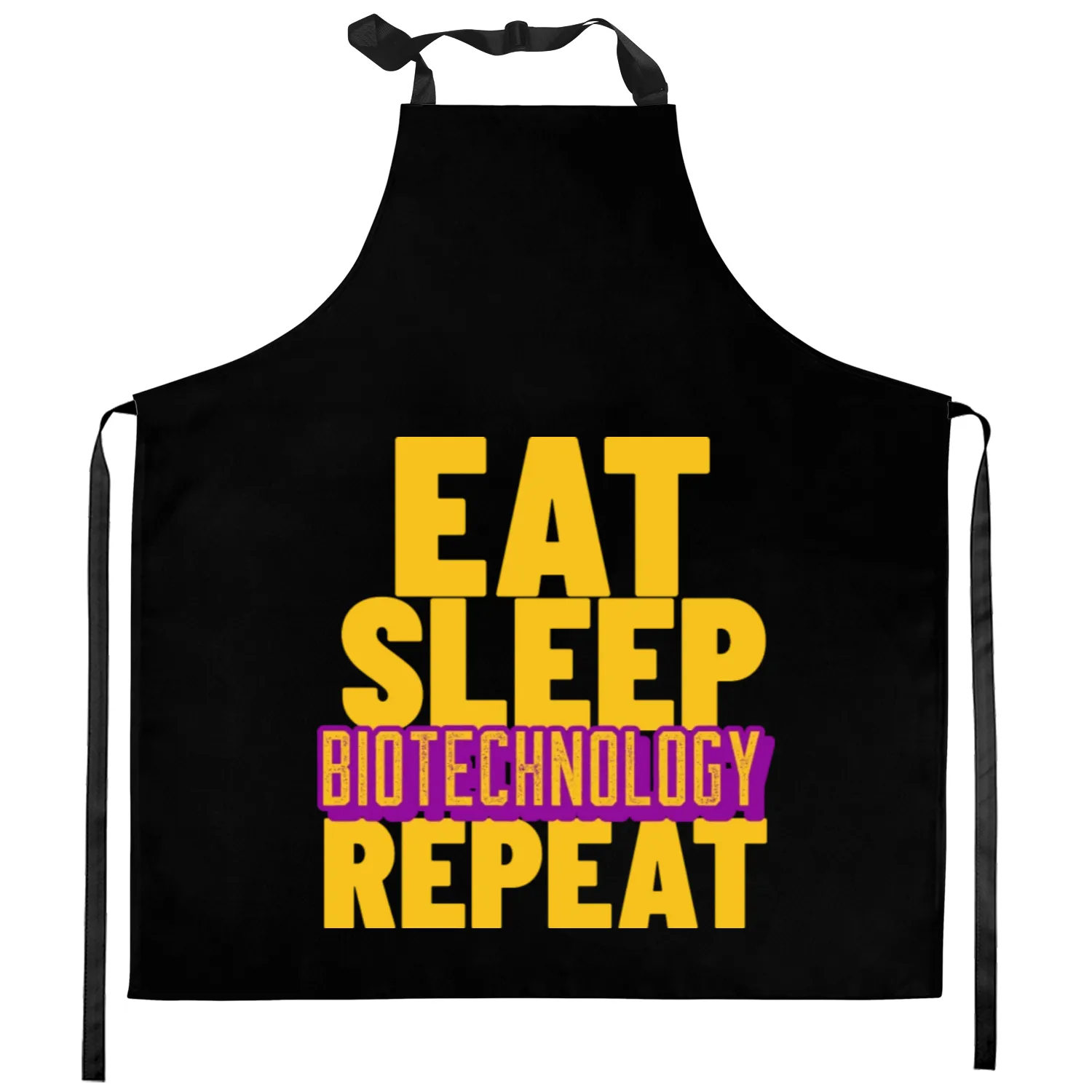 Eat sleep biotechnology repeat-Best biotech design Kitchen Aprons