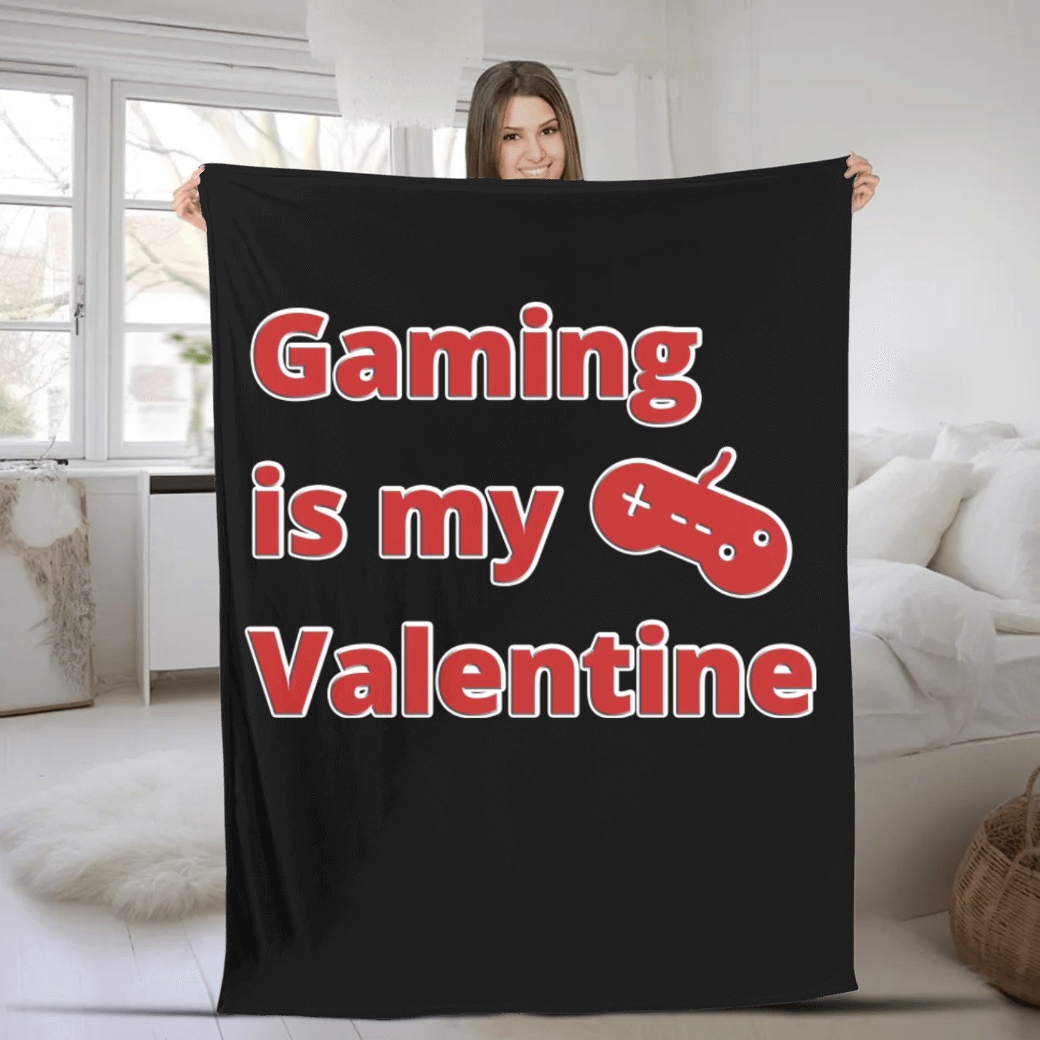 DESIGNGaming is my Valentine Gift Fleece Blankets