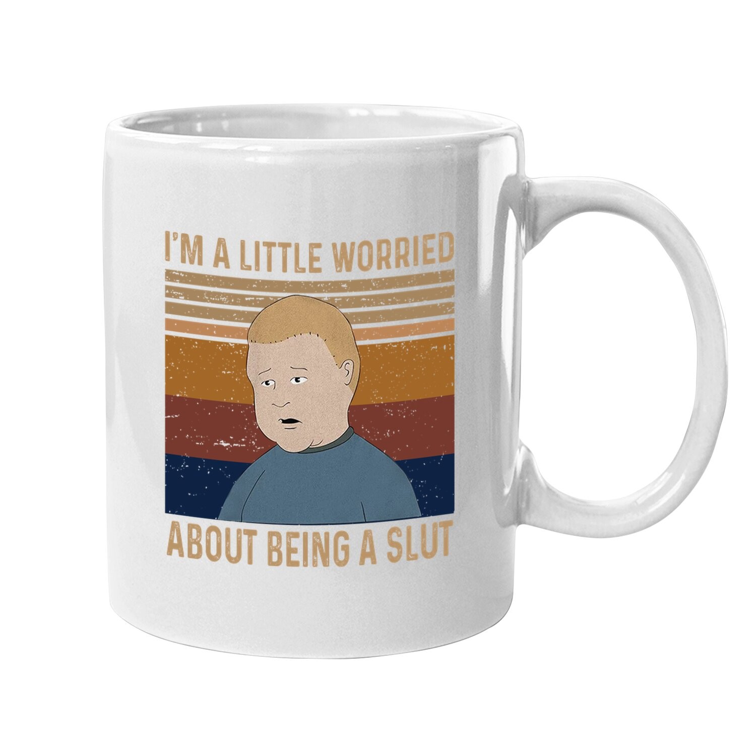 King Of The Hill Bobby Hill I’m A Little Worried About Being A Slut Coffee mug