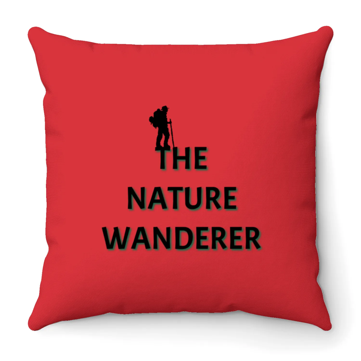 The Nature WandererLogo Throw Pillows