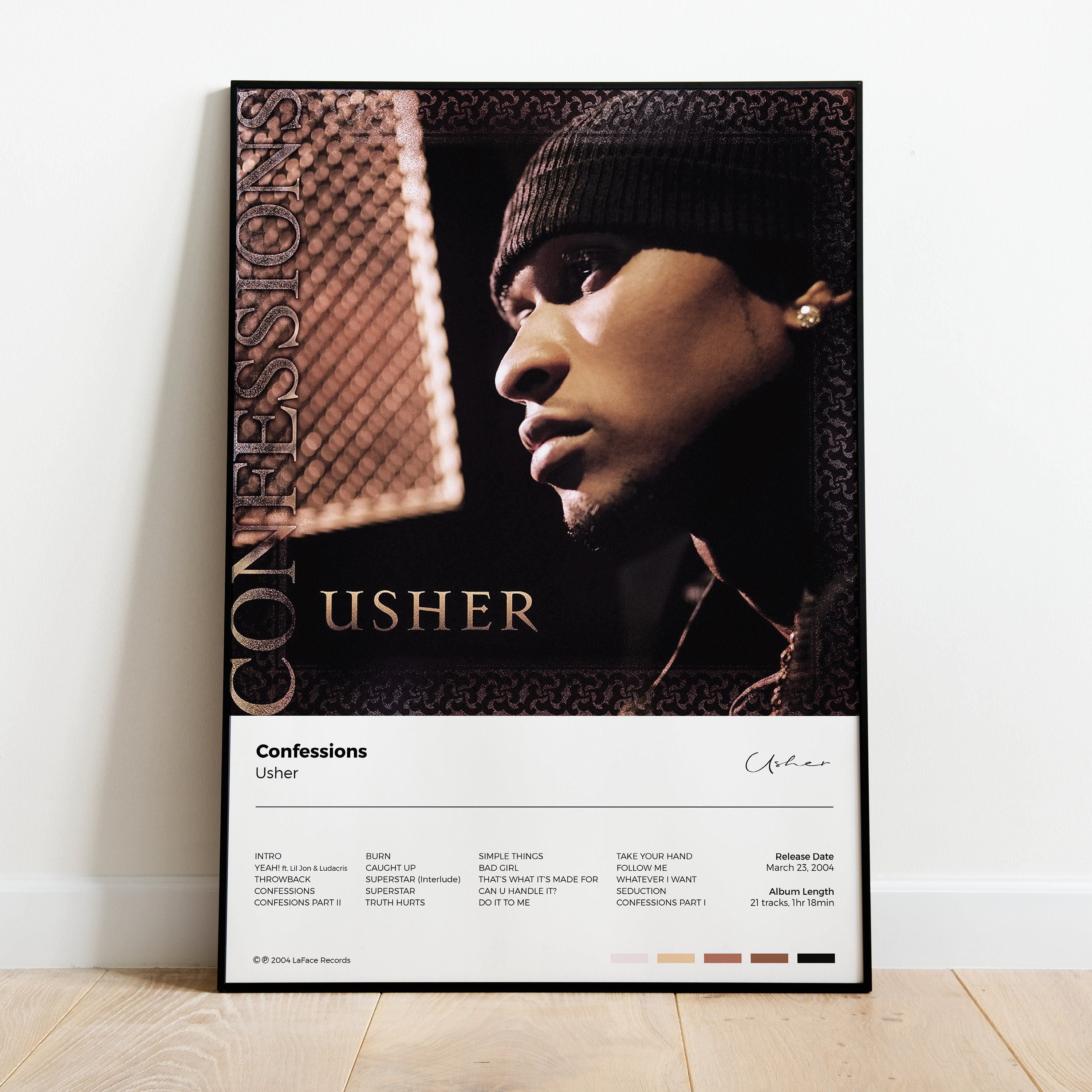 Usher - Confessions Album Poster