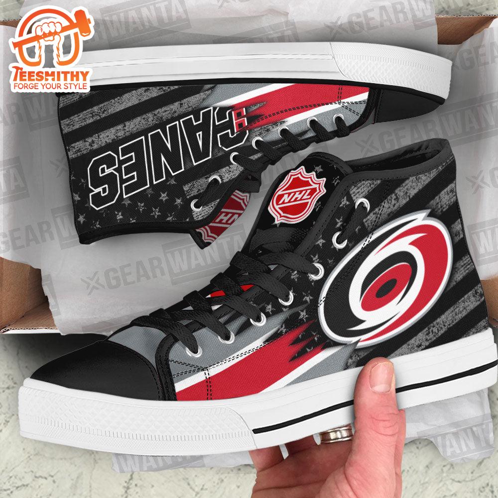 Carolina Hurricanes High Top Shoes, Sneakers For Fans