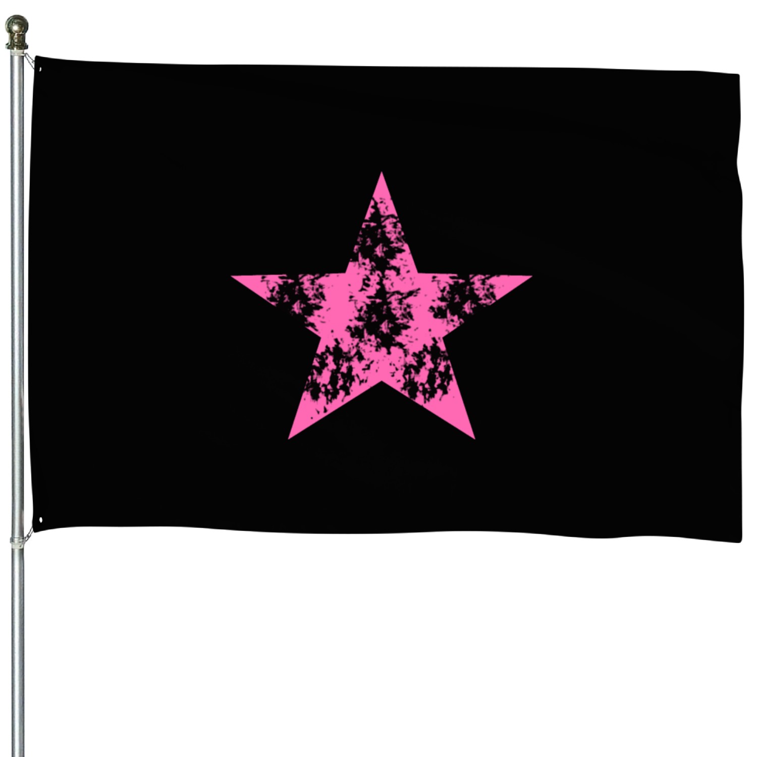 pink Star Sky shining falling star shooting Star House Flags