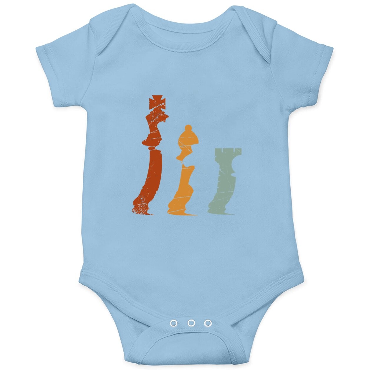 Retro Chess Baby Bodysuit
