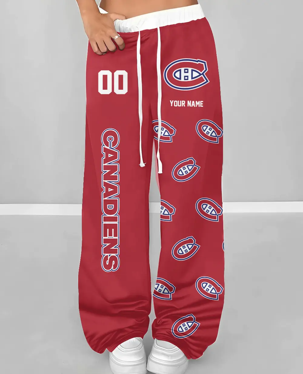 Montréal Canadiens NHL Personalized Women's Leg Trousers
