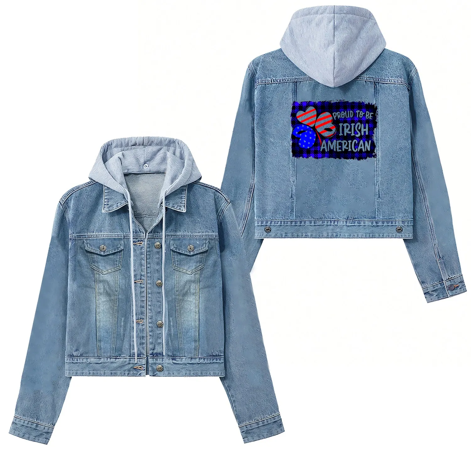 Proud To Be Irish American Women's Denim Jackets