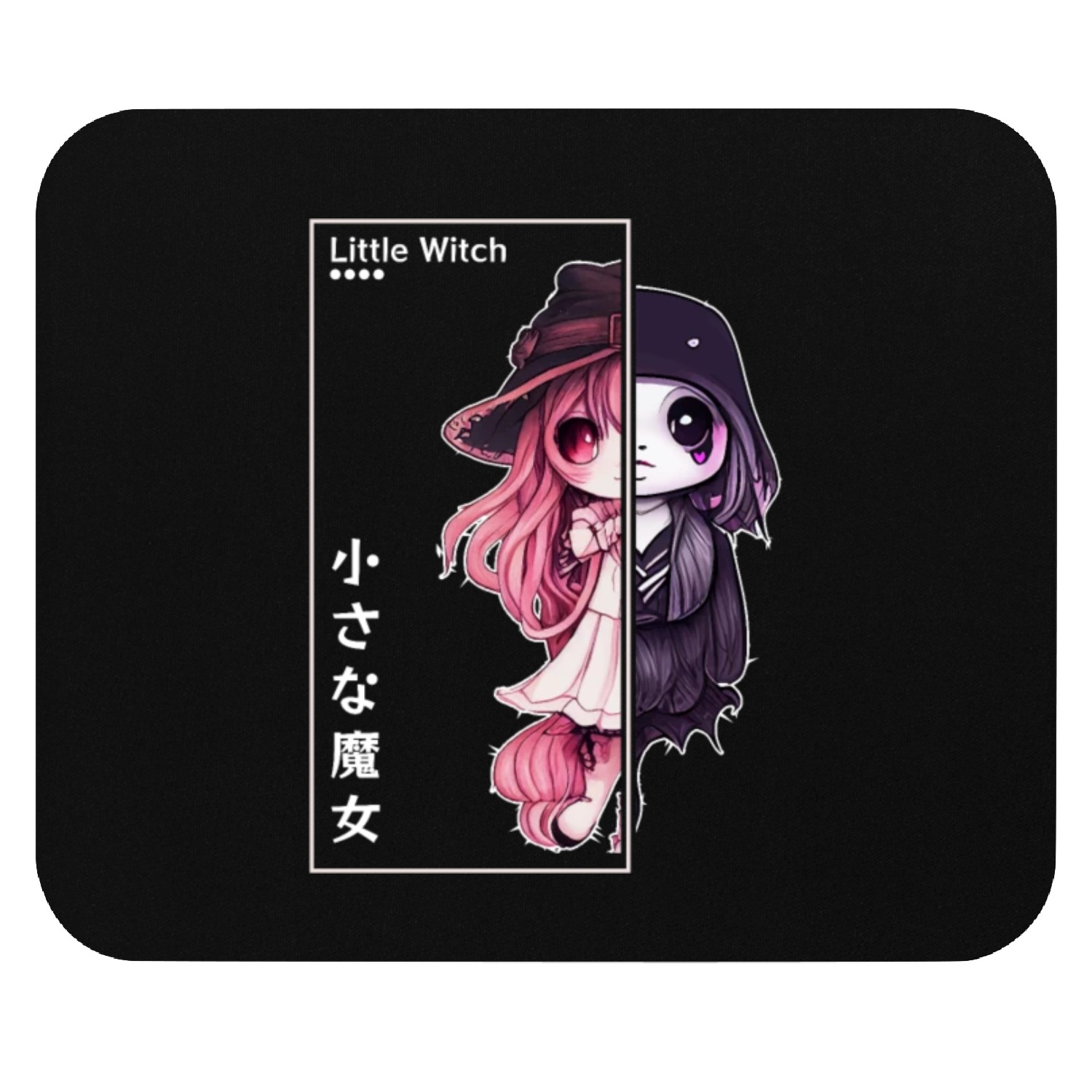 Little Witch Kawaii Chibi Pastel Goth Japanese Aes Mouse Pads