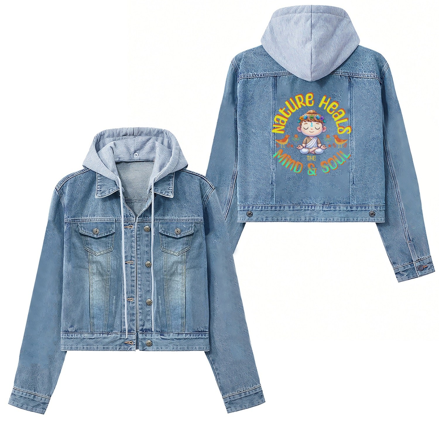 nature heals Women's Denim Jackets
