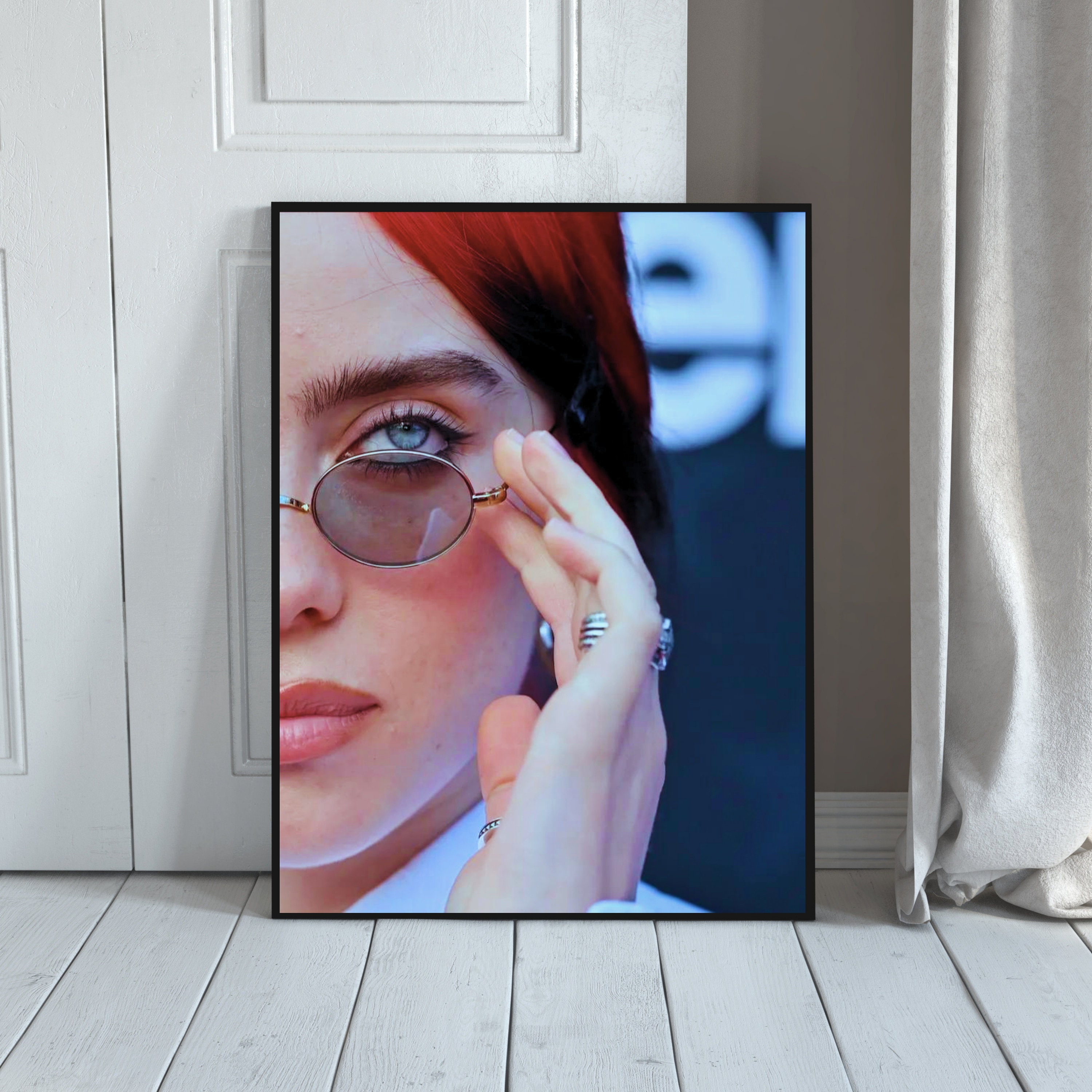 Billie Eilish Happier Than Ever Poster, Billie Eilis Poster, Billie Eilis Merch
