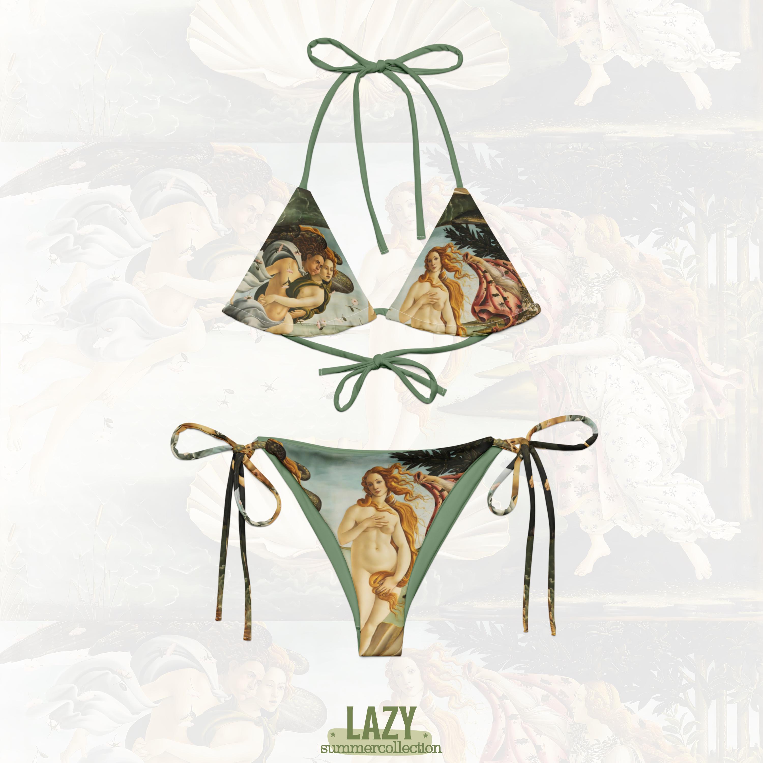 Venus Print String Bikini Set for Women