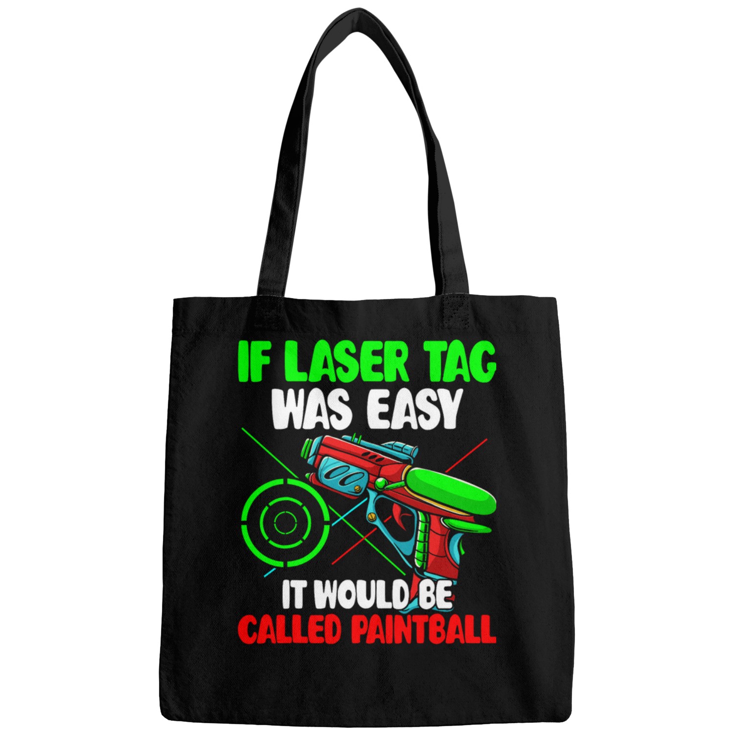 If Laser Tag Was Easy It Would Be Called paintballs Player Bags