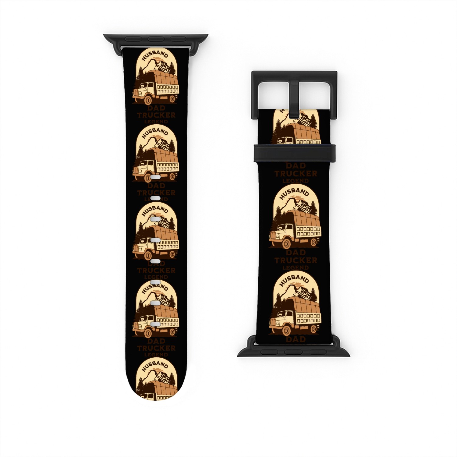 Husband Dad Trucker Legend Watch Bands For Apple Watch