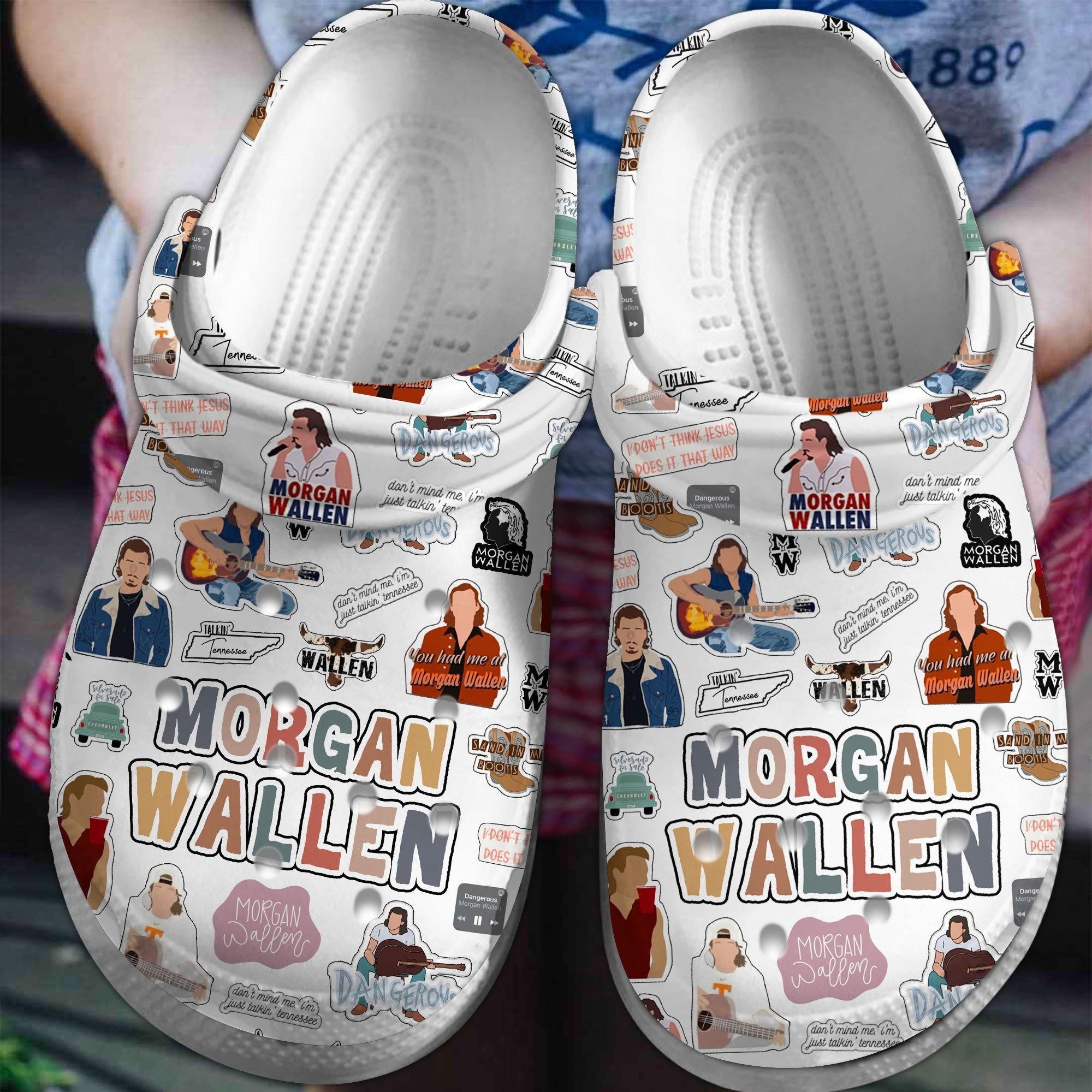 Wallen Western Concert Clogs, Wallen Western Gift, Wallen Western Merch