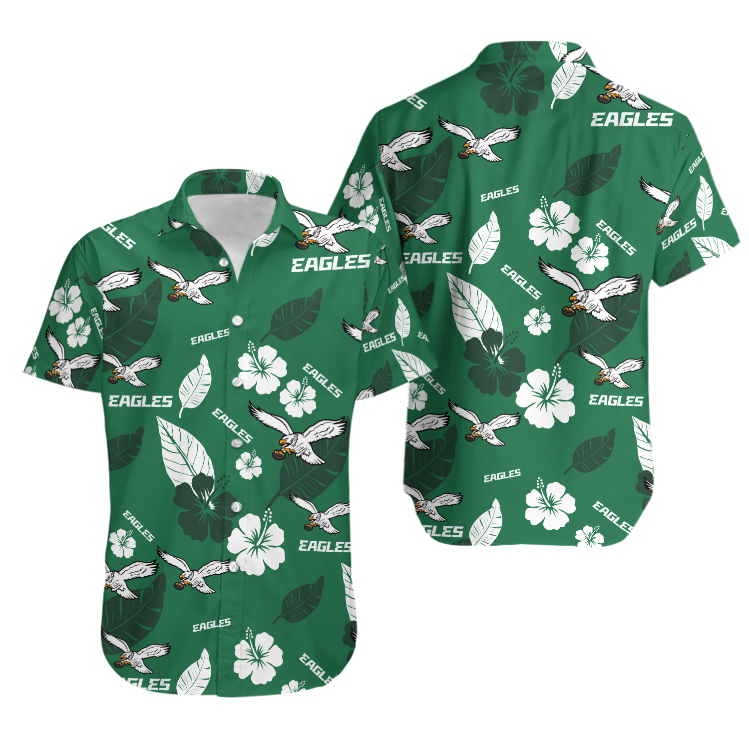 Philadelphias Team Eagles Hawaiian Shirt America Football Fan Gifts_