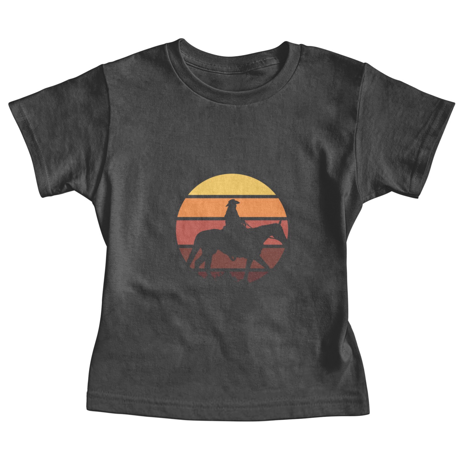 Western Cowboy Horse Rider Baby Tees