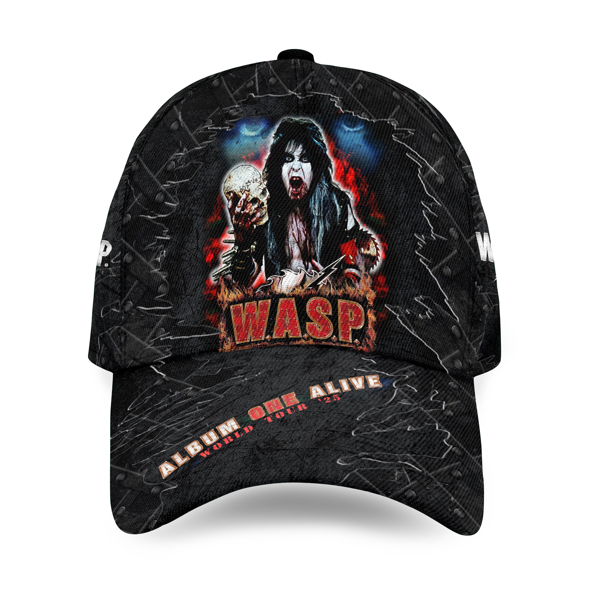 W.A.S.P. Metalhead Cap – Bold Stage Vibe
