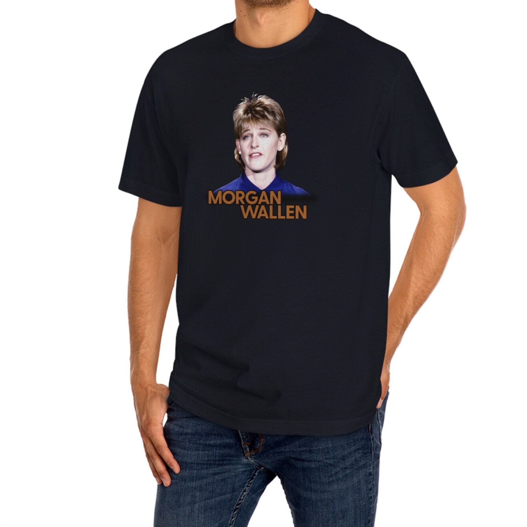 Wallen Western x Ellen T-Shirt, Morgan wEllen, DeGeneres