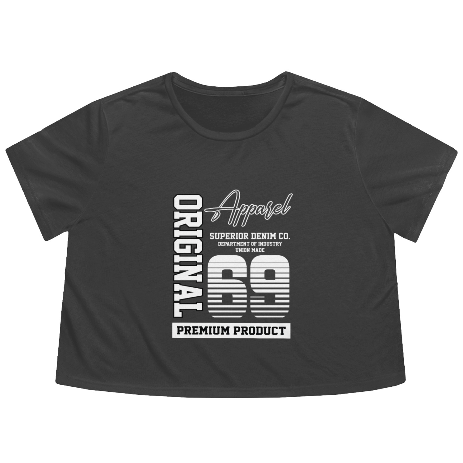 1969 Vintage Birthday Vintage Gift Retro Flowy Cropped Tees