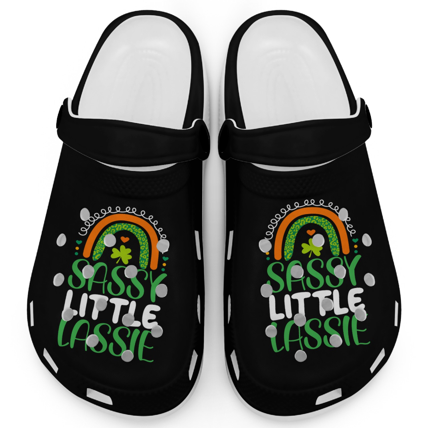 Sassy Little Lassie St. Patricks Day Irish Pride Clogs