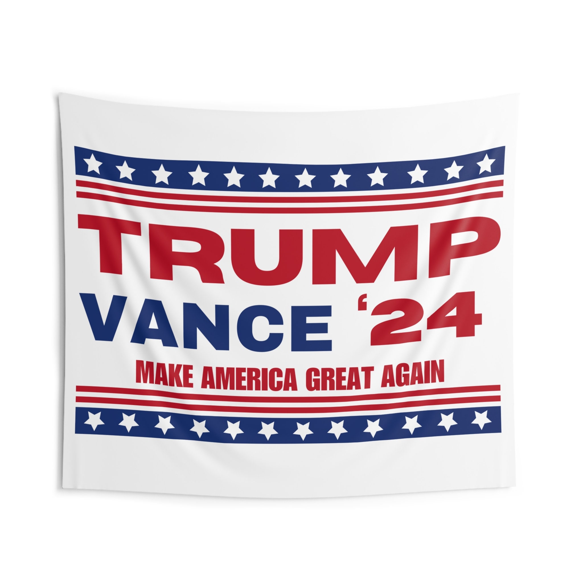 Trump Vance 2024 Indoor Wall Tapestries Political Wall Hanging Republican Gift MAGA Election Tapestry