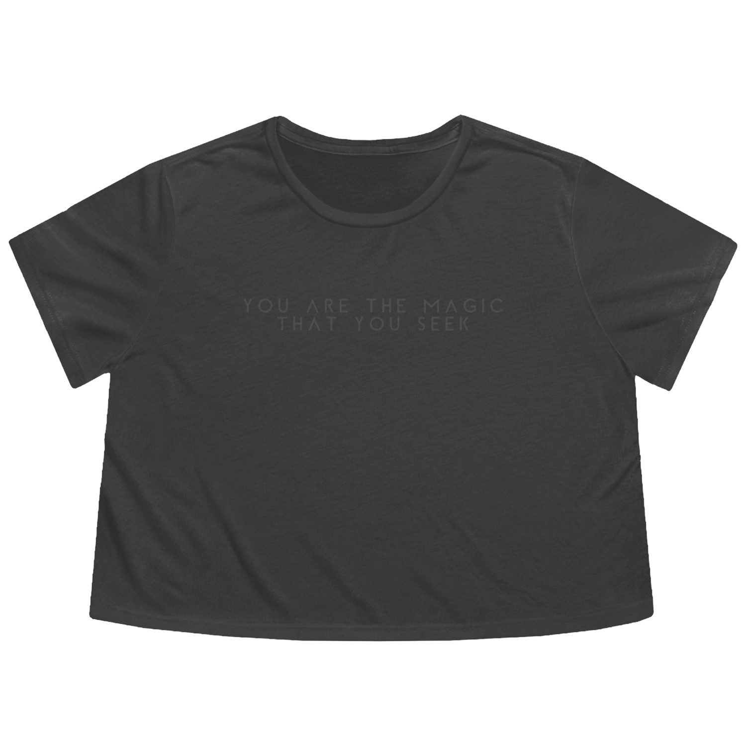 You are the magic that you seek. . Flowy Cropped Tees