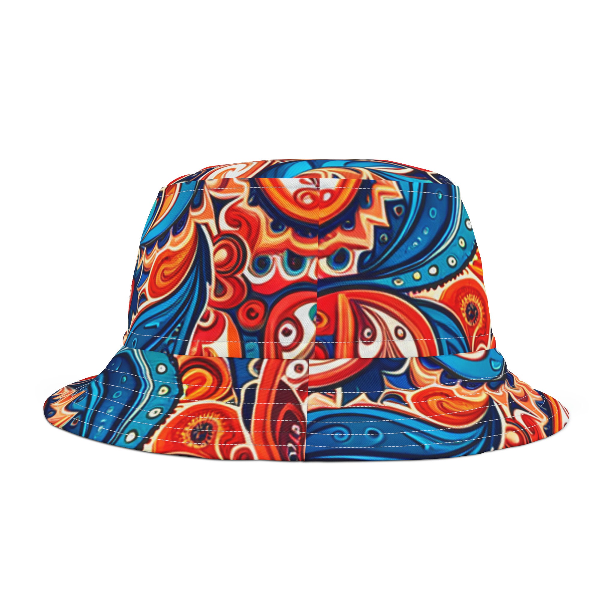 Bucket Hat (AOP) Paisley Design Gift For Mother's Day Gift For Father's Day Gift For Birthdays Gift For Son Gift For Daughter