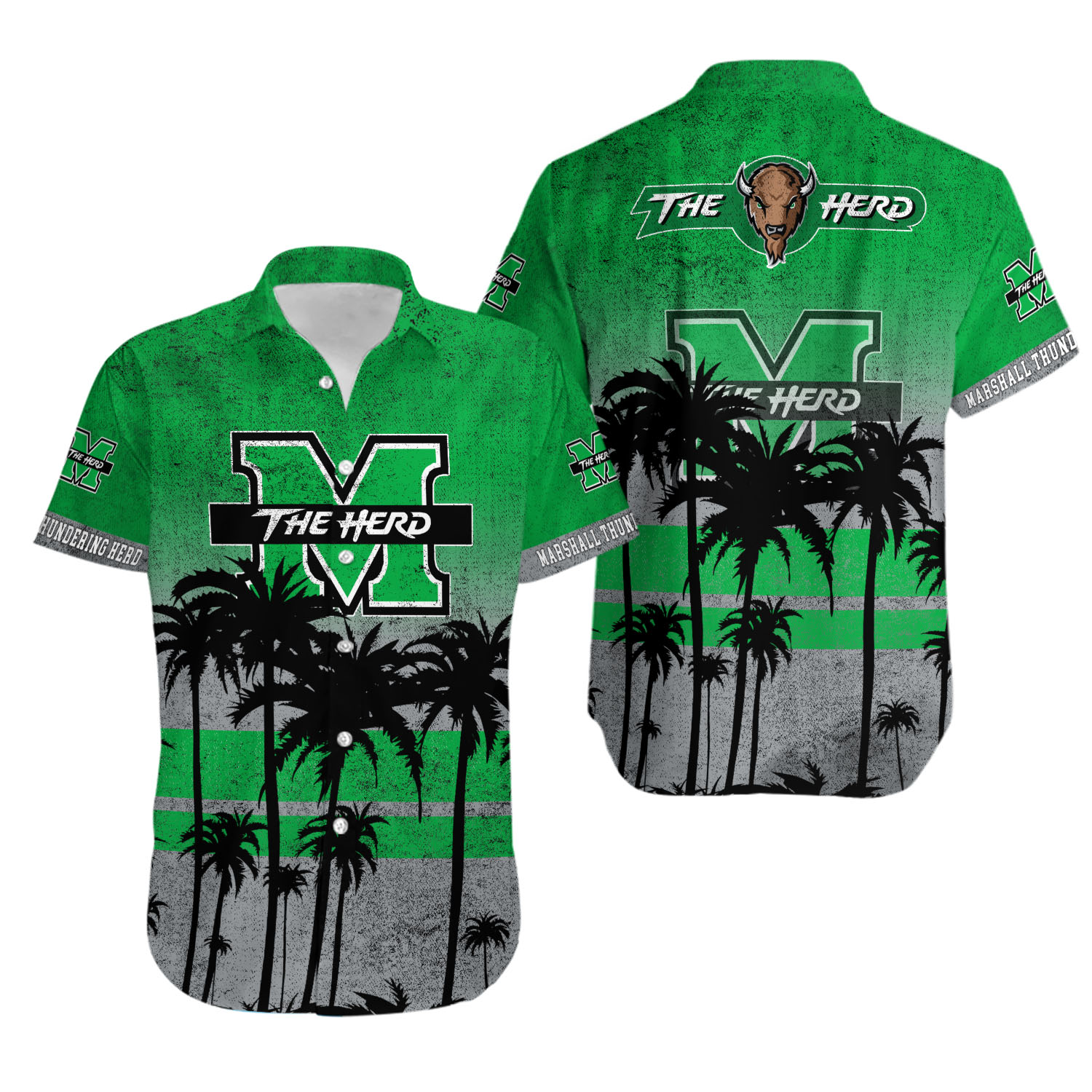 Marshall Thundering Herd Hawaiian Shirt