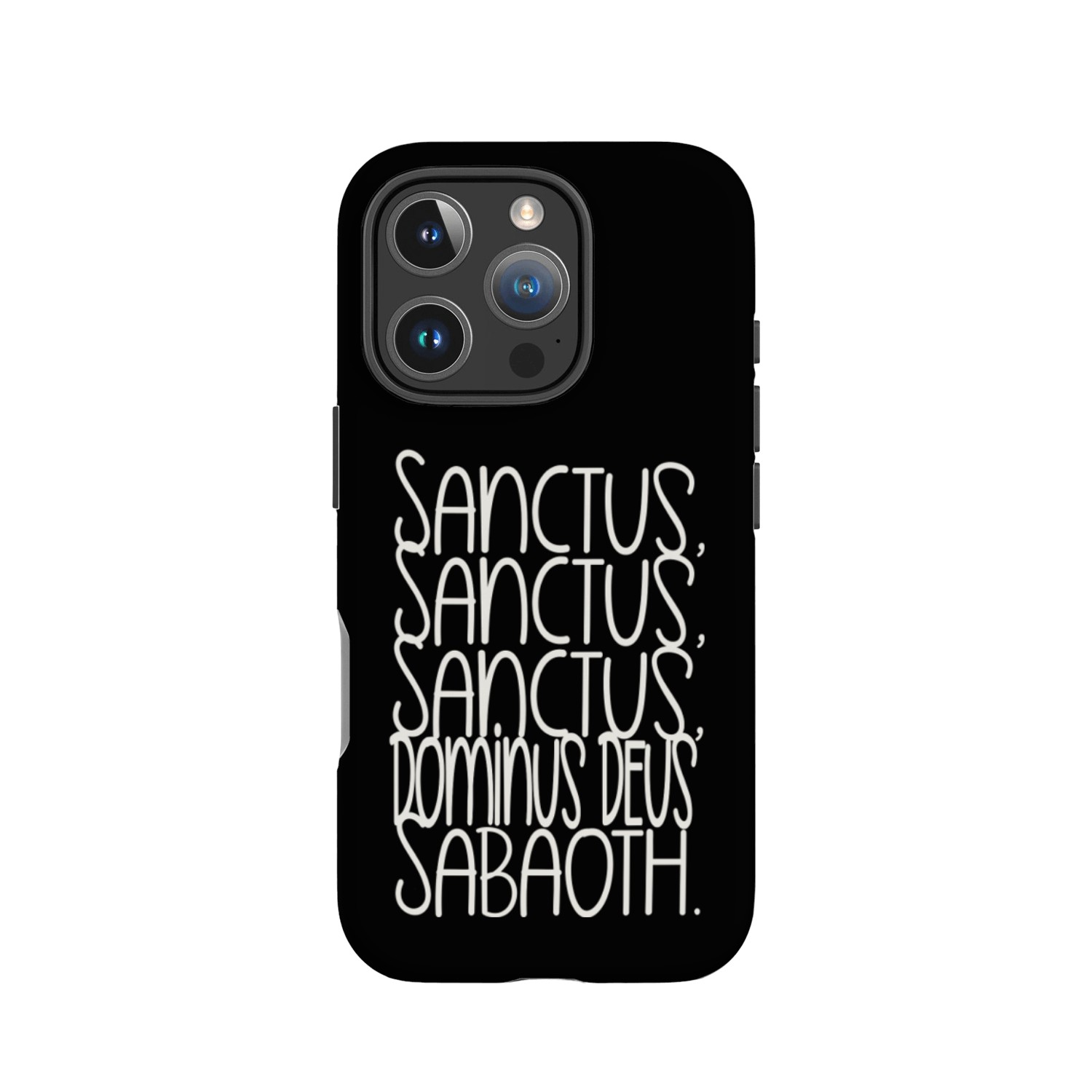 Sanctus, Sanctus, Sanctus, Dominus Deus Sabaoth. IPhone Cases