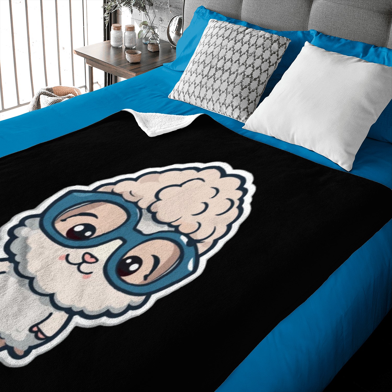 Cute sheep Baby Blankets