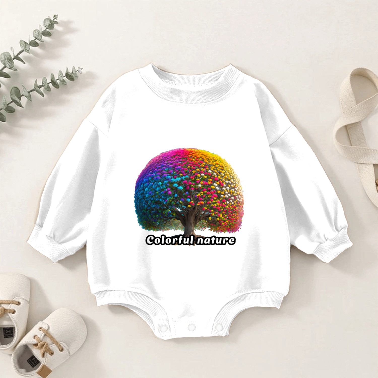 Colorful nature. Baby Romper Sweatshirts