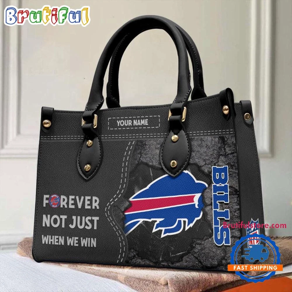 Buffalos Team Bills Forever Leather Bag, Sport Leather Bag, Unisex Bag