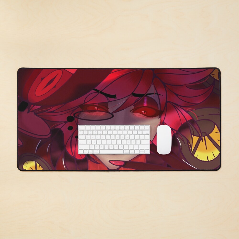 Alastor Hazbin Hotel Desk Mat, Hazbin Hotel Decor