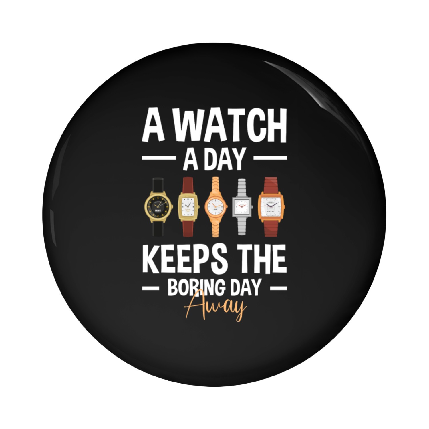 Watch Watches Collector Clockwork Pin Buttons