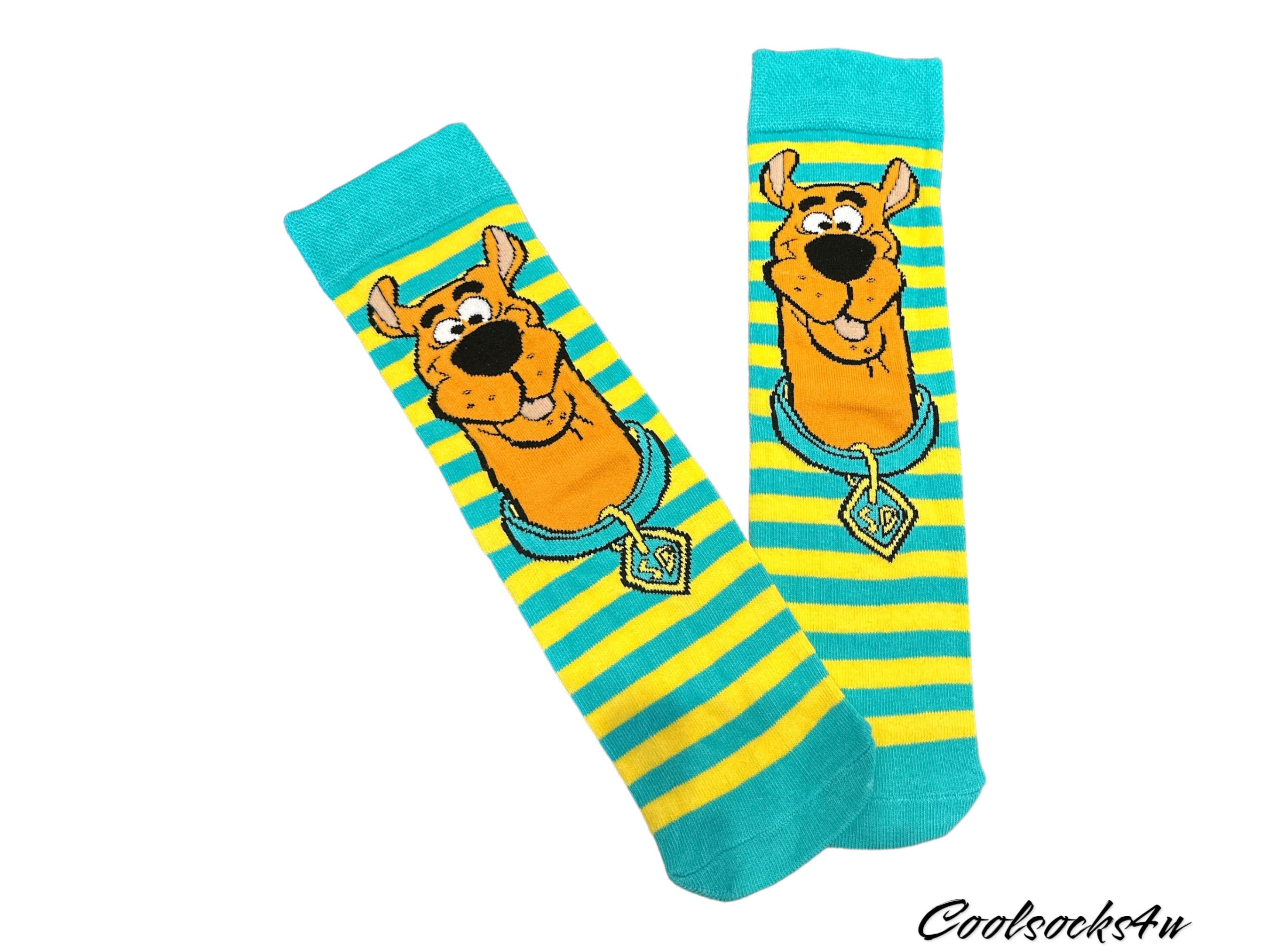 Scoobert Scooby Doo Cartoon Character Crew Socks | Cozy & Fun |