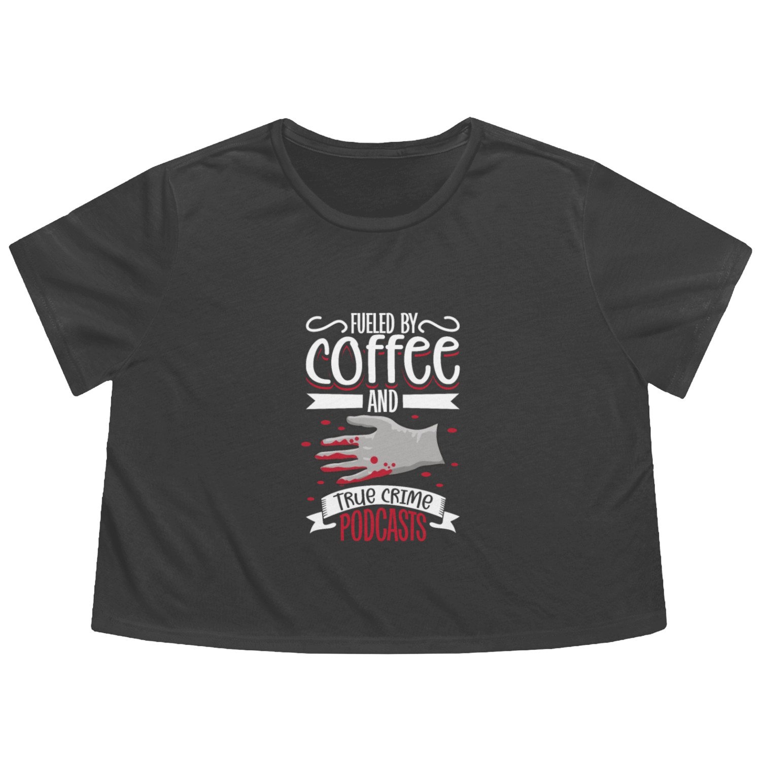 True Crime Murder Spy Crime Interest Gift Idea Flowy Cropped Tees