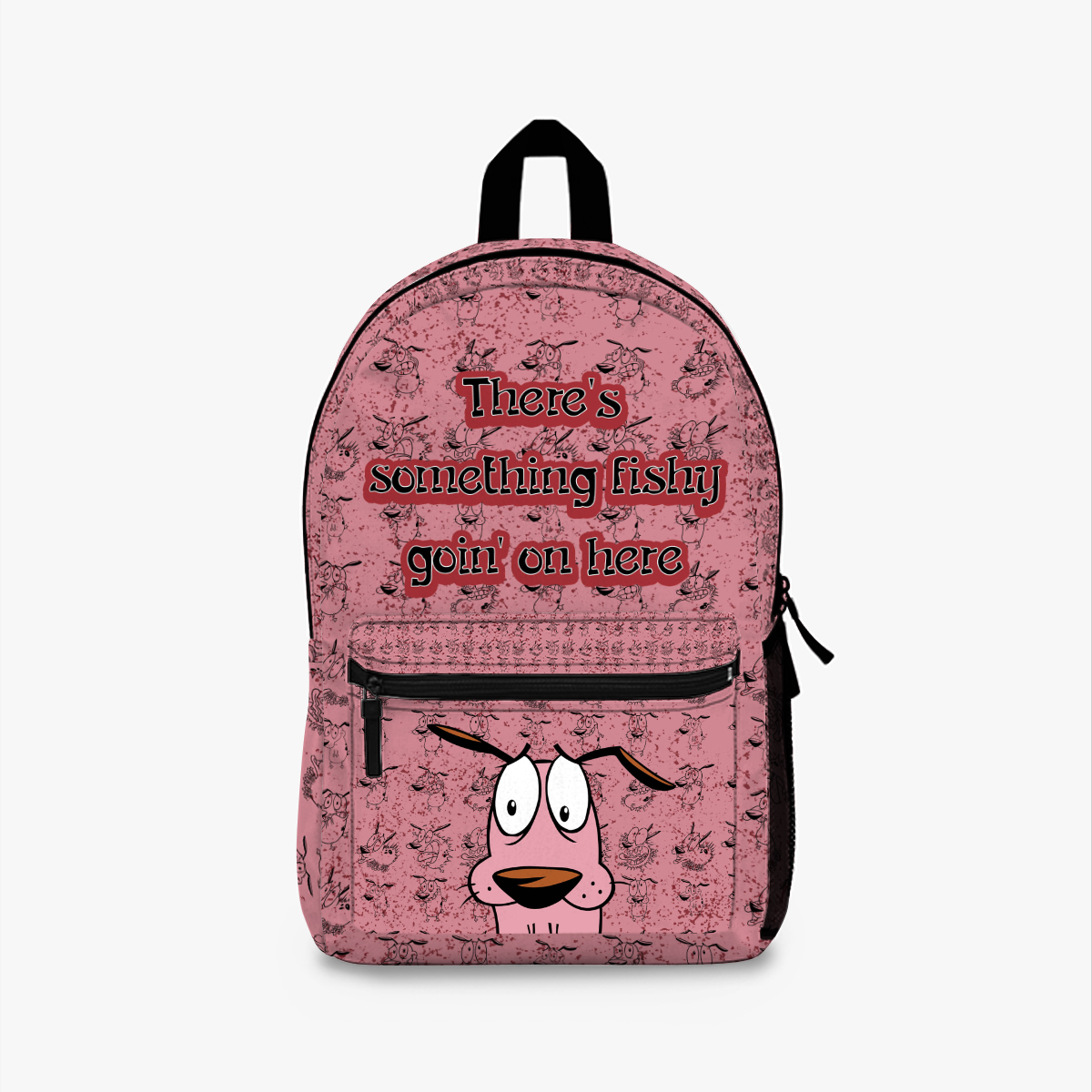 Backpack, Courage the Cowardly Dog, School Bag, Cartoon Backpack, Kids Backpack, Travel Backpack