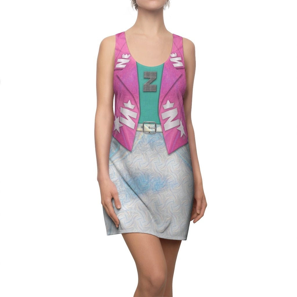 Zenon Costume, Zenon Kar Turquoise and Pink Dress