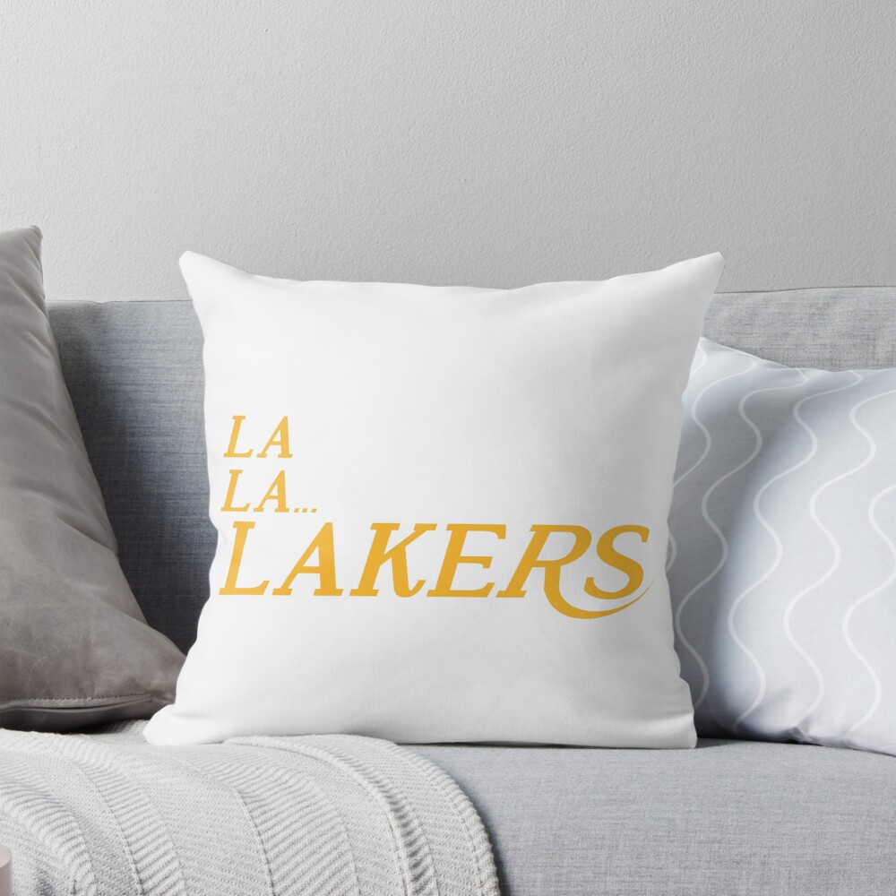 LA LA L.a.k.e.r.s Pillow, Basketball Gift, Gift for Fan