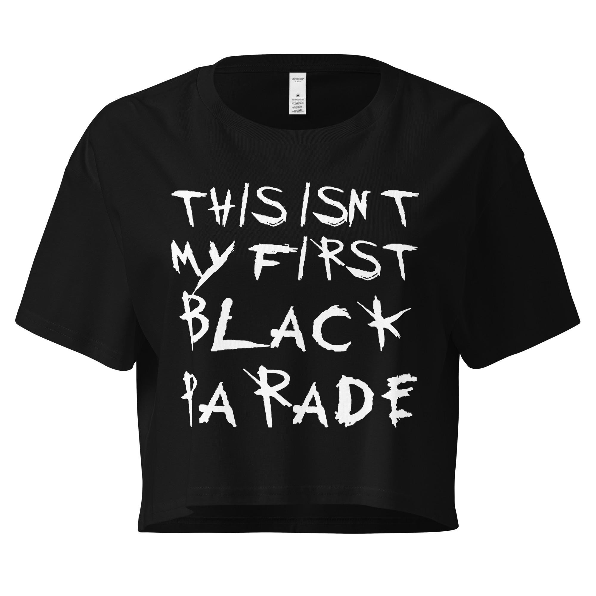 This Isn't My First Black Parade Womens crop top, Emo Crop Top, WWWYF, Warped Tour, Pop Punk Shirt