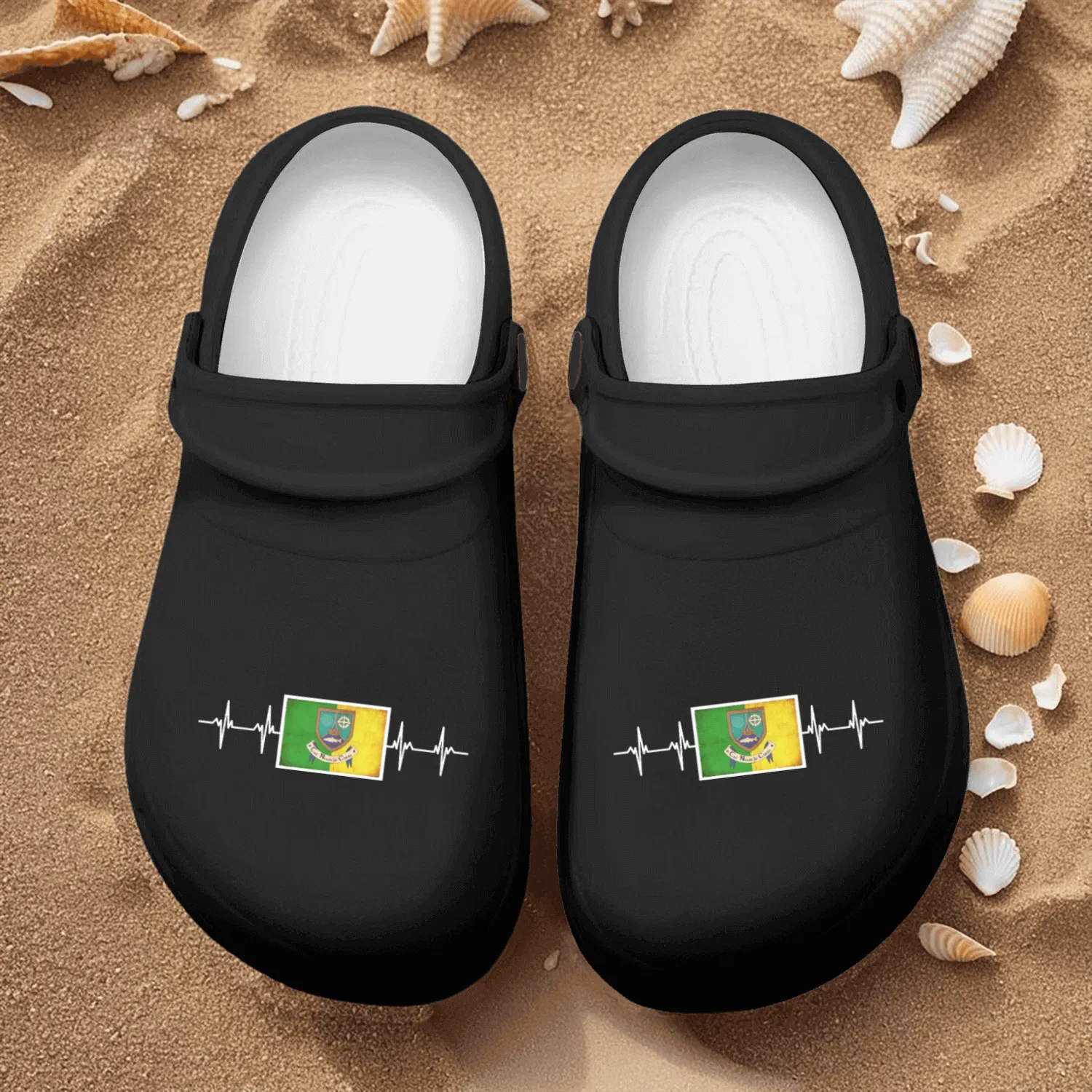 Irish Ireland Meath Flag Nurse Clogs
