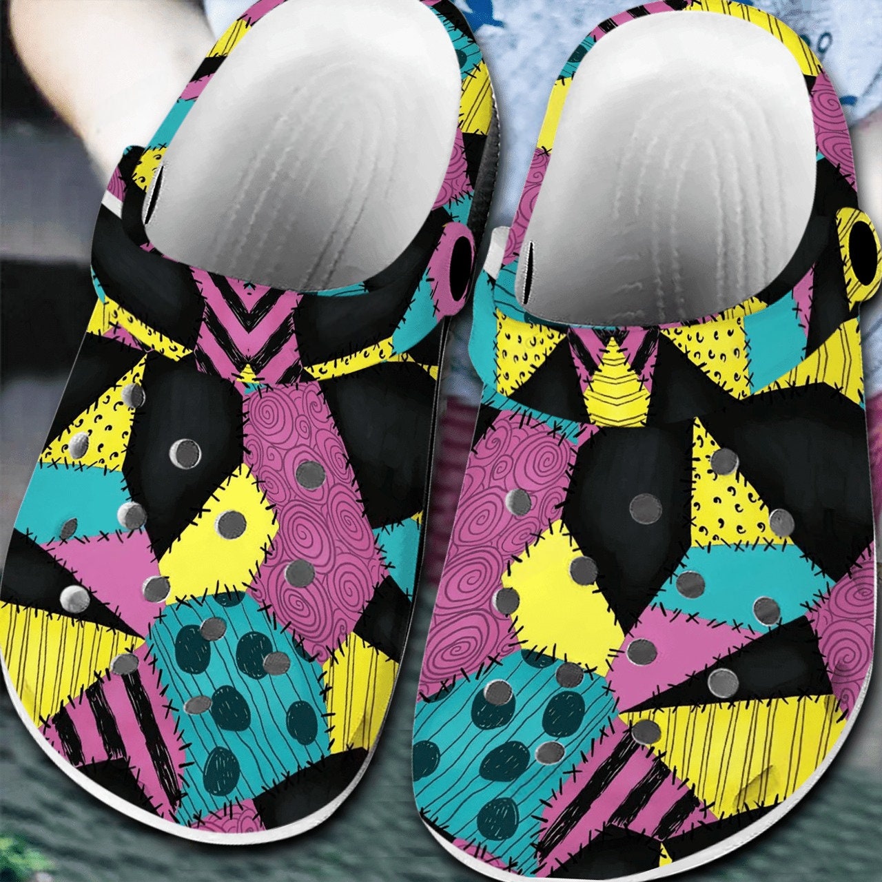 Halloween Sally Costume Clogs, Sally Casual Shoes, Nightmare Before Christmas Merch, Horror Movie Gift, Halloween Shoes