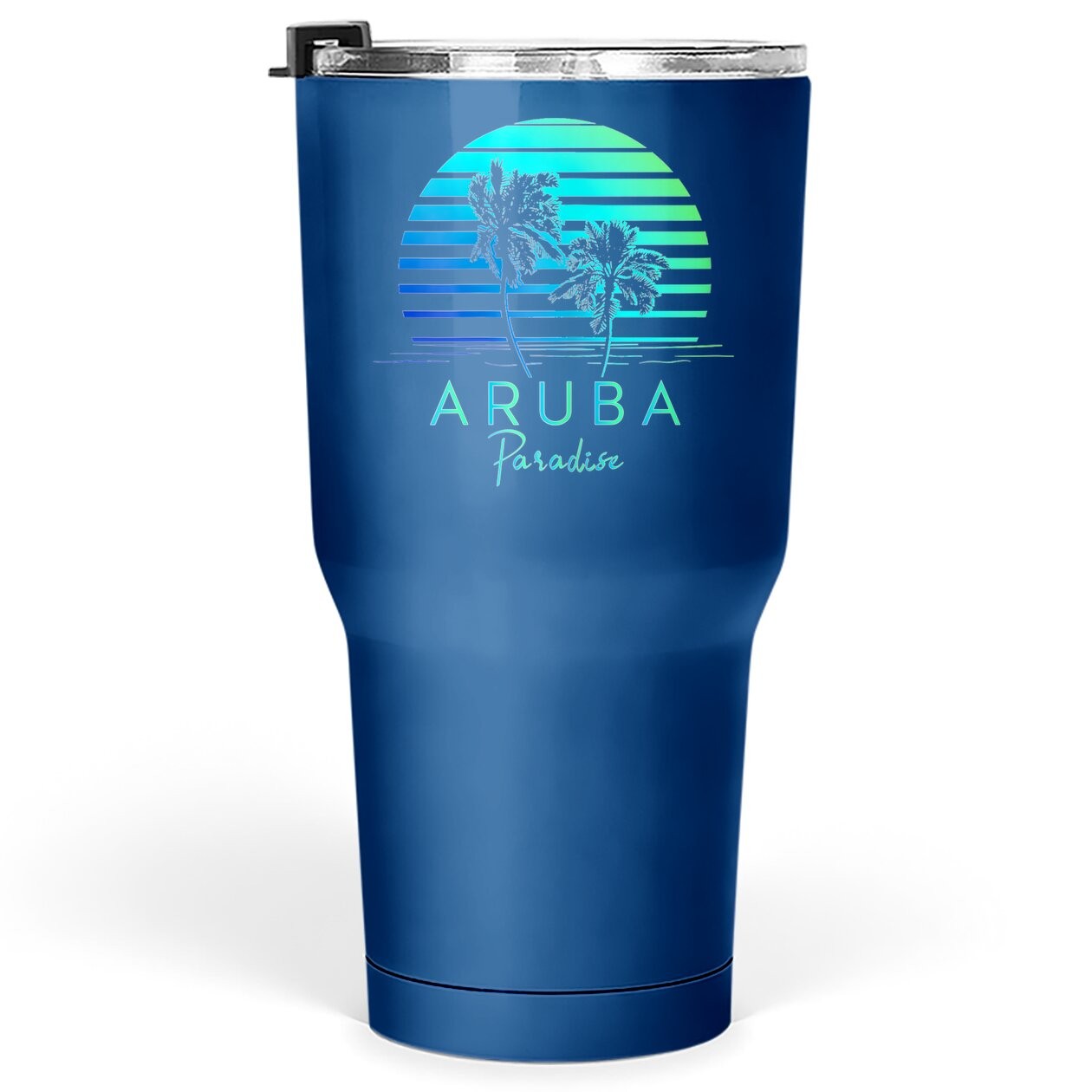 Aruba Beach Tropical Vibes Vacation Souvenir Tumbler 30 Oz
