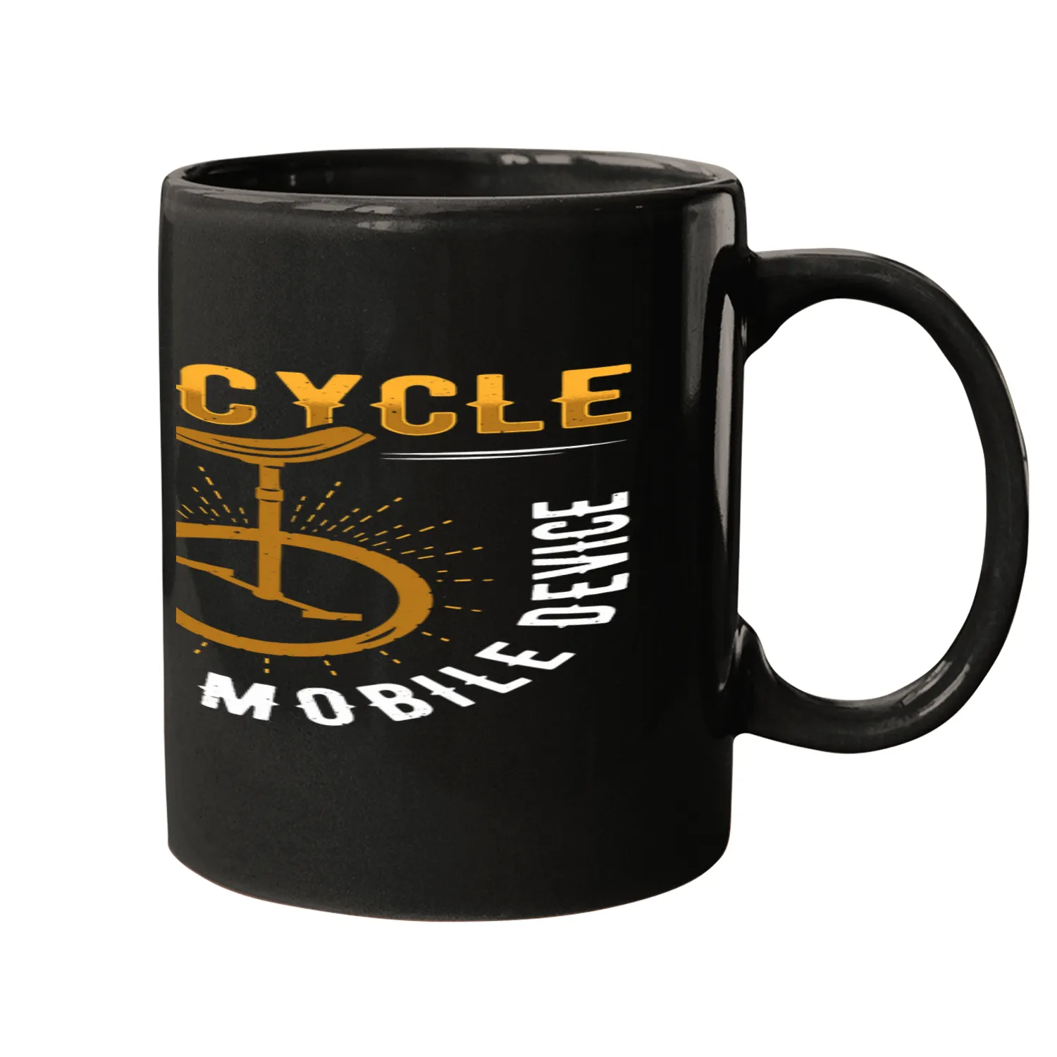 Unicycle Hands frees Mobile Device Monocycle Unicycle Mugs