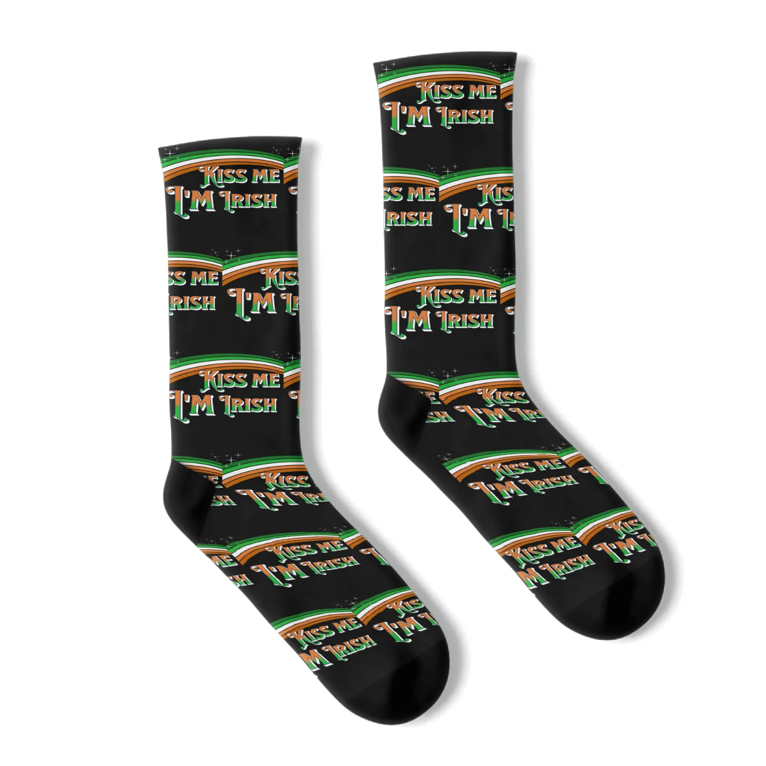 Kiss me Im Irish - Saint Patricks day Paddy's Day Socks