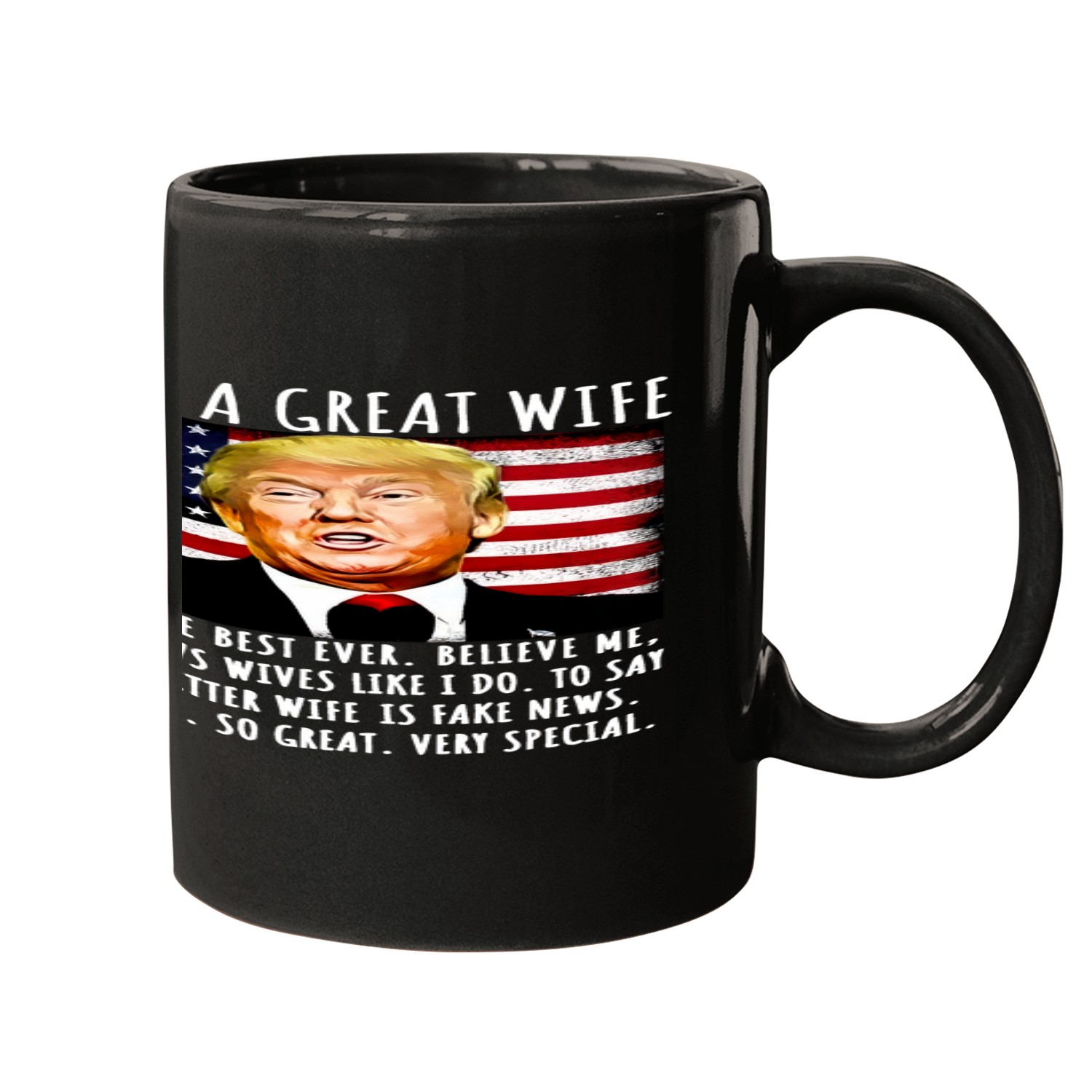 You're A Great Wife Funny Trump Speech Wife Gift Coffee Mug, Gifts for Him, Gift for Wife, Wife Gift, Funny Trump Mug, Patriotic Mug, USA