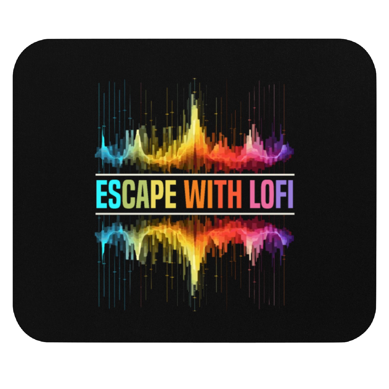 Lofi Music Lover Low Fidelity Japanese Aesthetic Mouse Pads
