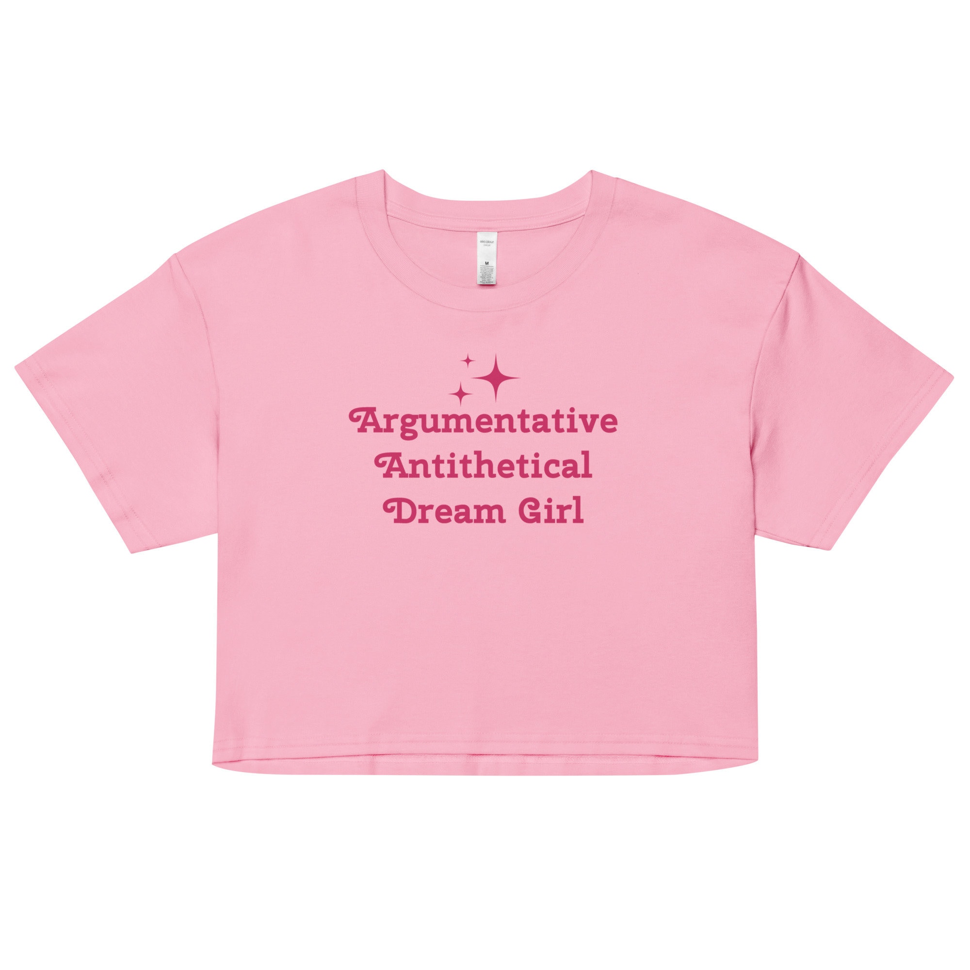 Argumentative Antithetical Dream Girl Swift crop top