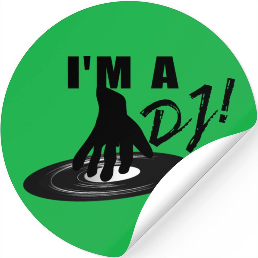 I'M A DJ! Stickers